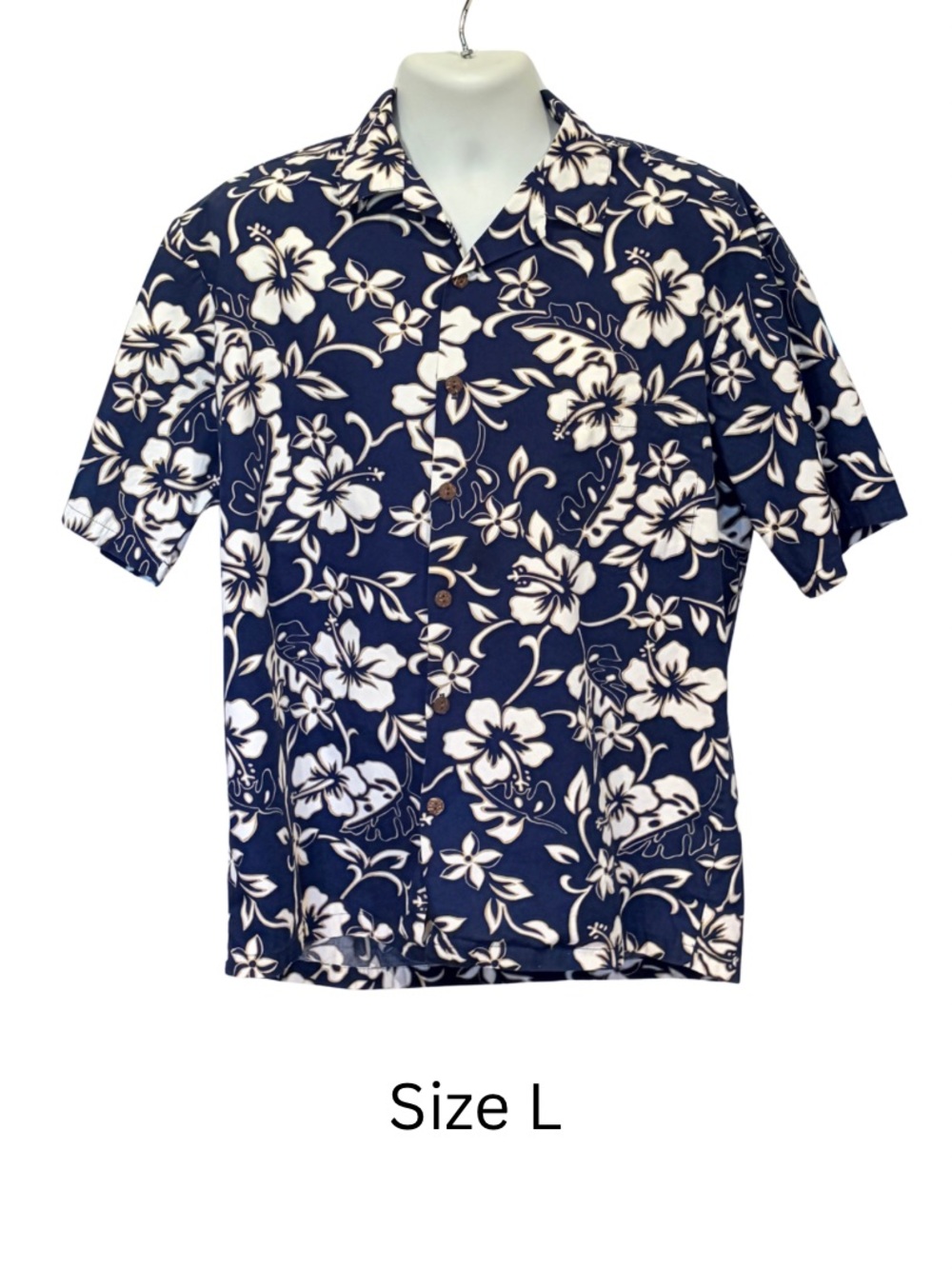 Hilo Hattie Men’s Size L 100% cotton